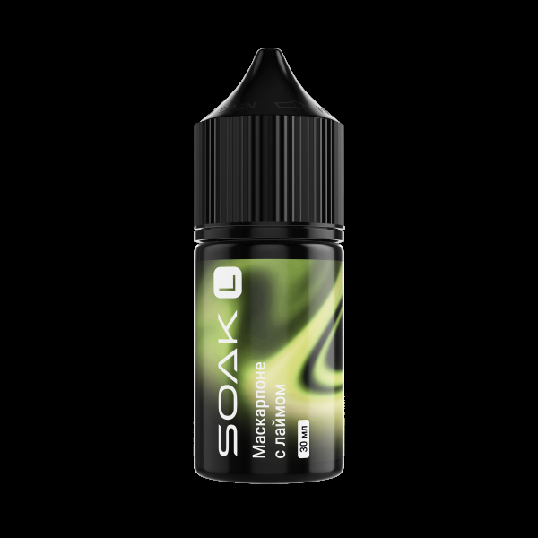 Жидкость Soak L30 Mascarpone Lime 30 Мл 2 Мг в Норильске
