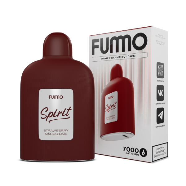 Электронка Fummo Spirit Клубника Манго Лайм  в Норильске