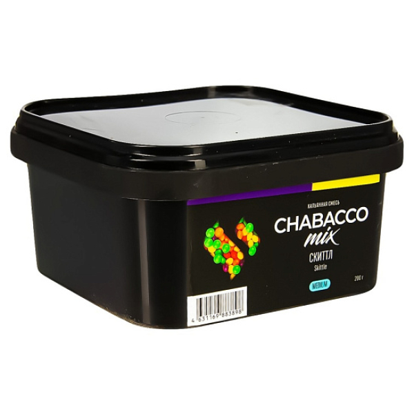 Смесь Chabacco Mix Skittle   Medium 200 гр в Норильске