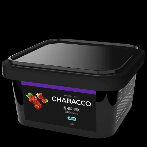 Смесь Chabacco Wild Strawberry    Medium 200 гр в Норильске