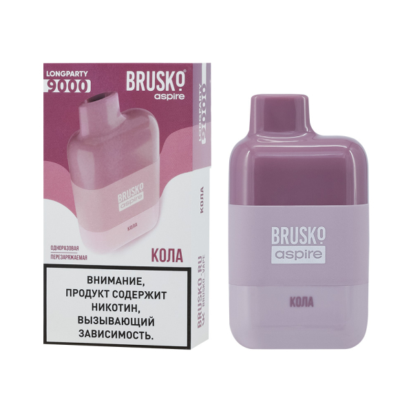 Электронка Brusko Longparty Кола (9000 Затяжек) в Норильске