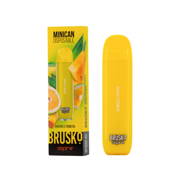 Электронка Brusko Minican Ананас С Помело (1500 Затяжек) в Норильске