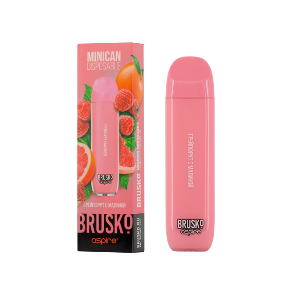 Электронка Brusko Minican Грейпфрут С Малиной (1500 Затяжек) в Норильске