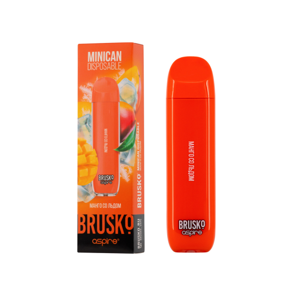 Электронка Brusko Minican Манго Со Льдом (1500 Затяжек) в Норильске