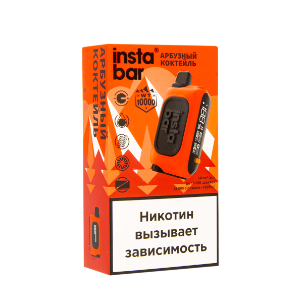 Электронка Plonq Instabar Арбузный Коктейль (10000 Затяжек) 20 Мг в Норильске