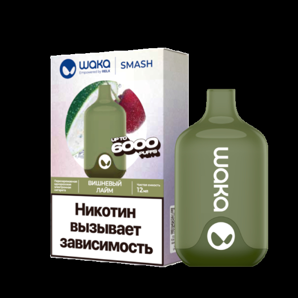 Электронка Waka Вишнёвый Лайм (6000 Затяжек) в Норильске