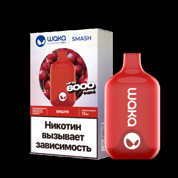Электронка Waka Вишня (6000 Затяжек) в Норильске