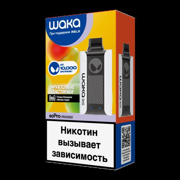 Электронка Waka Фруктовые Пластинки(10000 Затяжек) в Норильске