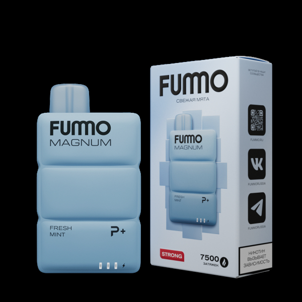 Электронка Fummo Magnum Свежая Мята (7500 Затяжек) в Норильске