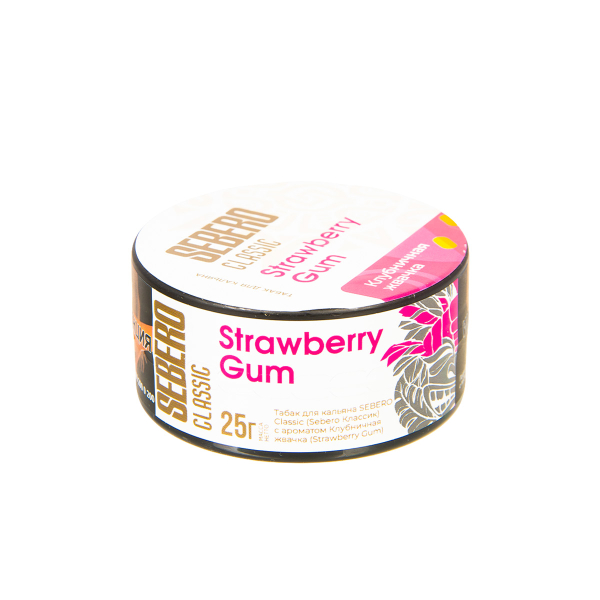 Табак Sebero Strawberry Gum  25 грамм в Норильске