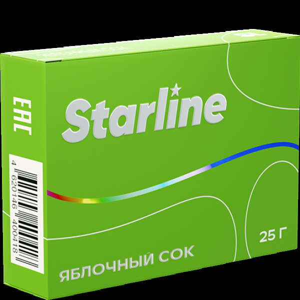 Табак Starline Яблочный Сок  25 грамм в Норильске