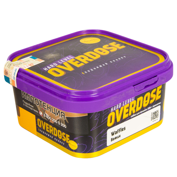 Табак Overdose Waffles  200 грамм в Норильске