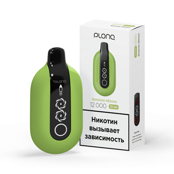 Электронка Plonq Ultra 12000 Зелёное Яблоко в Норильске