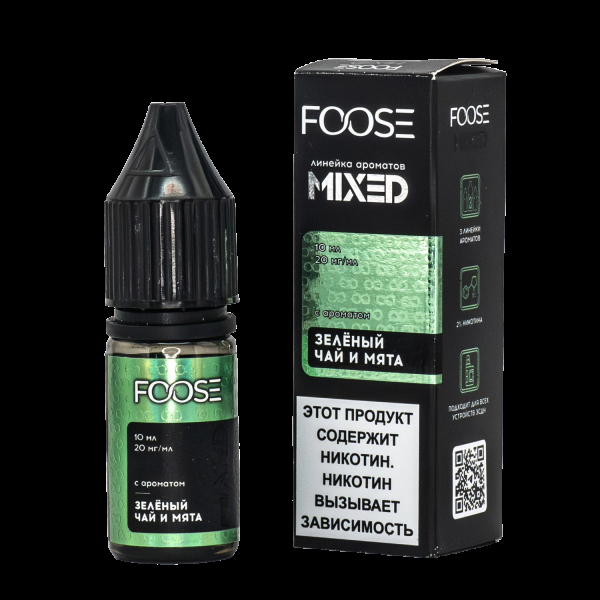 Жидкость Foose Mixed Зеленый Чай И Мята 10 Мл в Норильске
