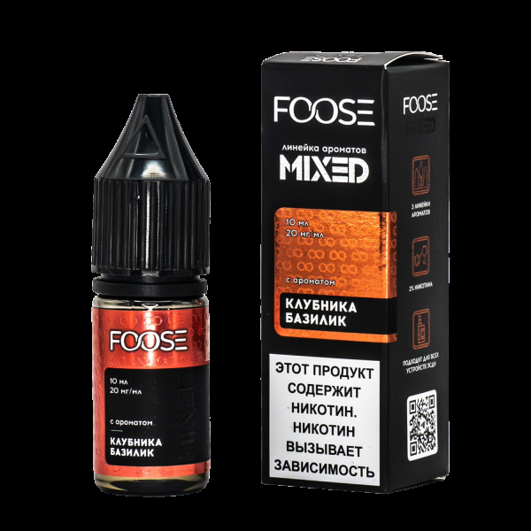 Жидкость Foose Mixed Клубника Базилик 10 Мл в Норильске
