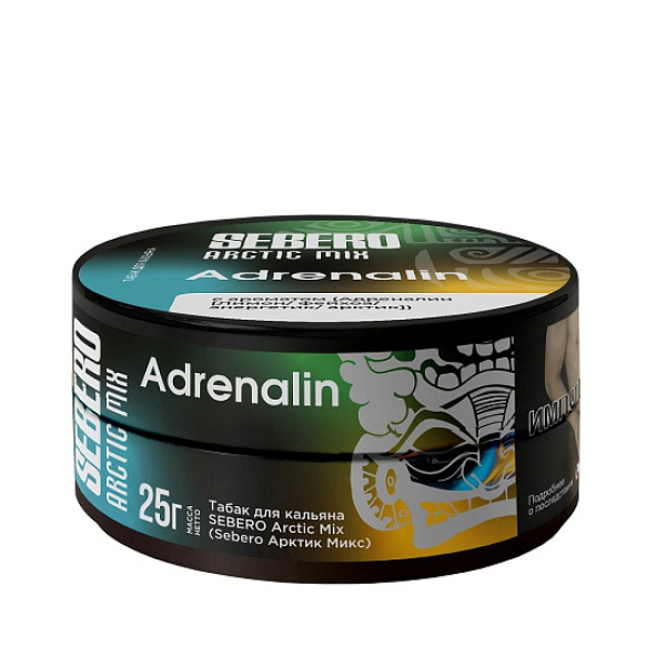 Табак Sebero Arctic Mix Adrenalin  25 грамм в Норильске