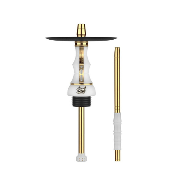 Кальян Alpha Hookah Beat White Gold Прозрачная Колба  в Норильске