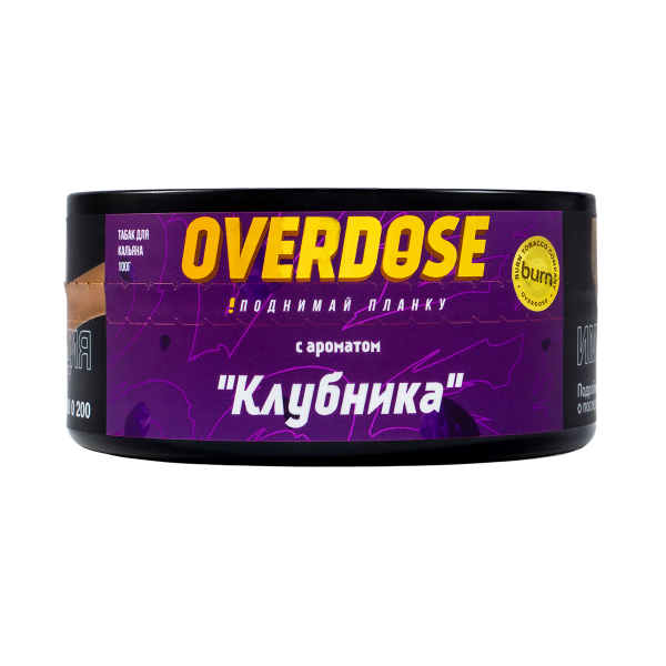 Табак Overdose Strawberry  100 гр в Норильске