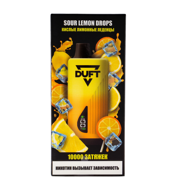 Электронка Duft Sour Lemon Drops (10000 Затяжек) в Норильске