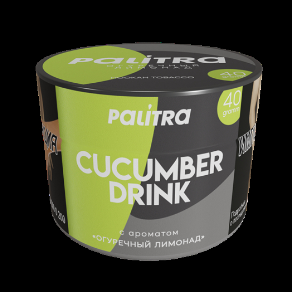 Табак Palitra Cucumber Drink (Огуречный Лимонад)  40 грамм в Норильске