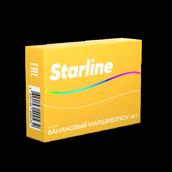 Табак Starline Банановый Маршмеллоу  25 грамм в Норильске