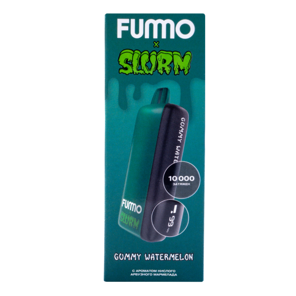 Электронка Fummo Indic Slurm Кислый Арбузный Мармелад (10 000 Затяжек) в Норильске