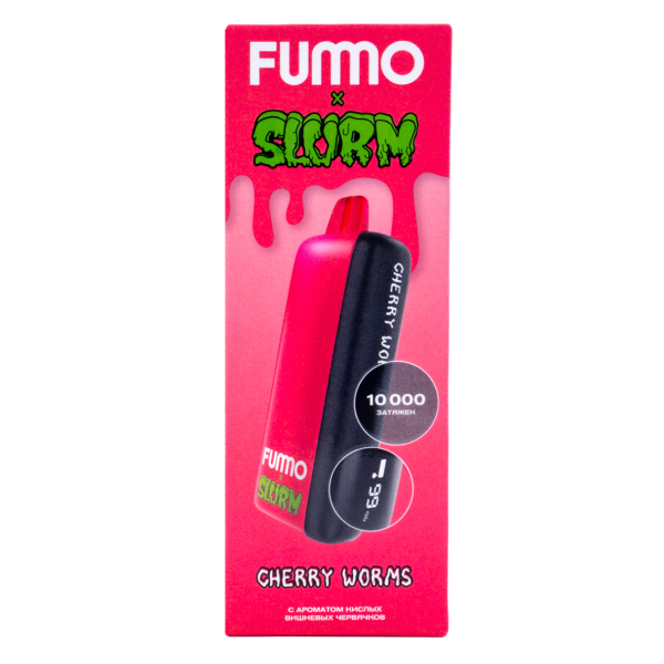 Электронка Fummo Indic Slurm Кислые Вишневые Червячки (10 000 Затяжек) в Норильске