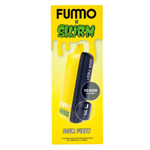 Электронка Fummo Indic Slurm Кислая Шипучка Из Лимона И Лайма (10 000 Затяжек) в Норильске