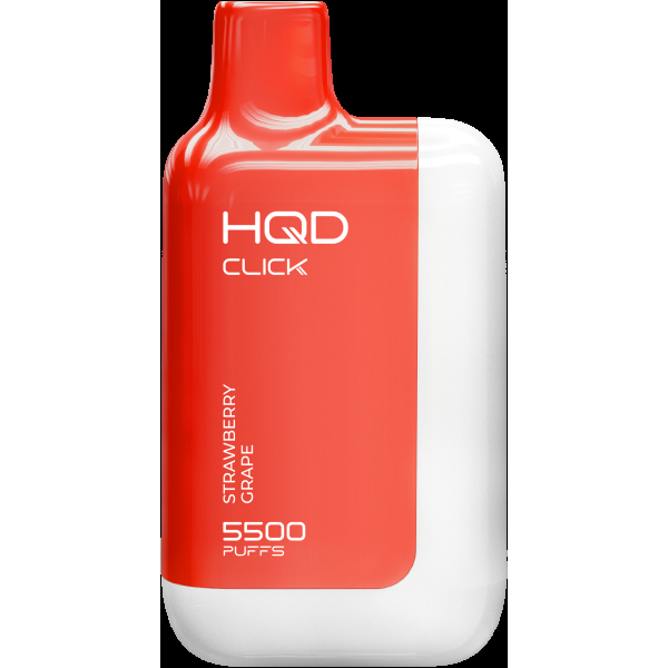 POD-система Hqd Click Устройство + Картридж Клубника Виноград (5500 Затяжек) в Норильске