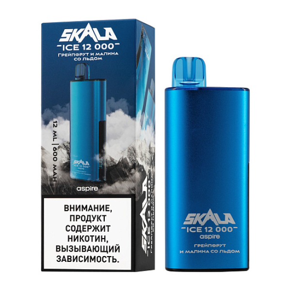 Электронка Skala Ice 12000 Грейпфрут И Малина Со Льдом в Норильске