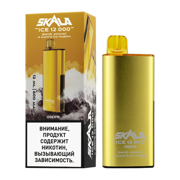 Электронка Skala Ice 12000 Дыня,Ананас И Манго Со Льдом в Норильске