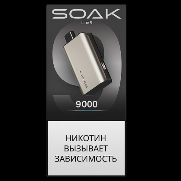 Электронка Soak 9 Titanium 9000 Арбуз Мята в Норильске