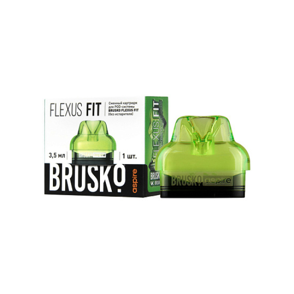 Сменный Картридж Brusko Flexus Fit (Зеленый) 3,5 Мл, Упак. 1 Шт в Норильске