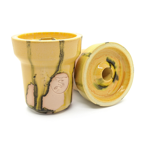 Чаша St Bowls Phunnel Glaze Желтая С Полосками в Норильске