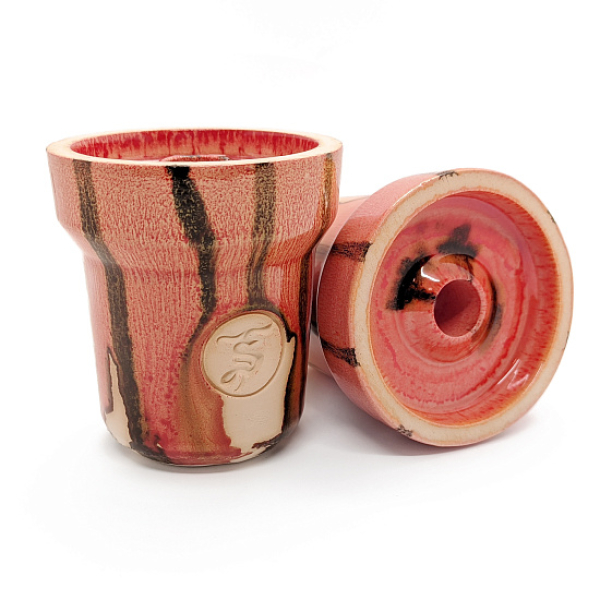 Чаша St Bowls Phunnel Glaze Красная С Полосками в Норильске