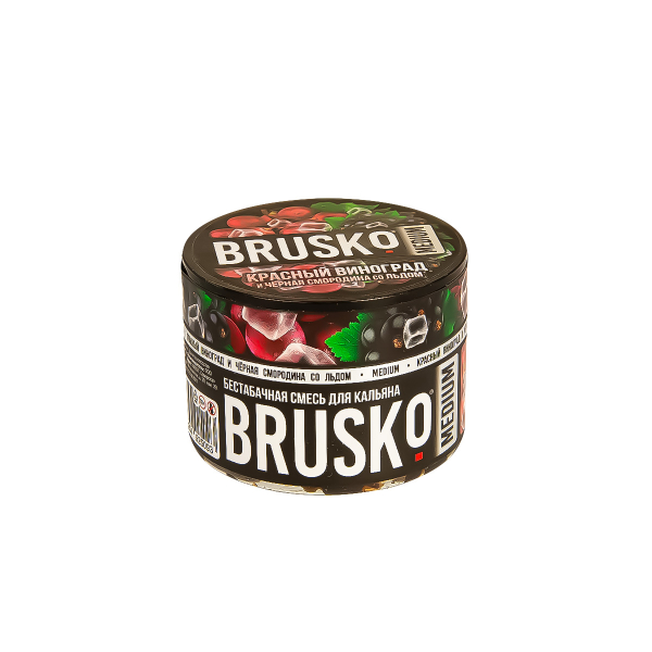 Смесь Brusko Medium Красный Виноград И Чёрная Смородина Со Льдом  50 гр в Норильске