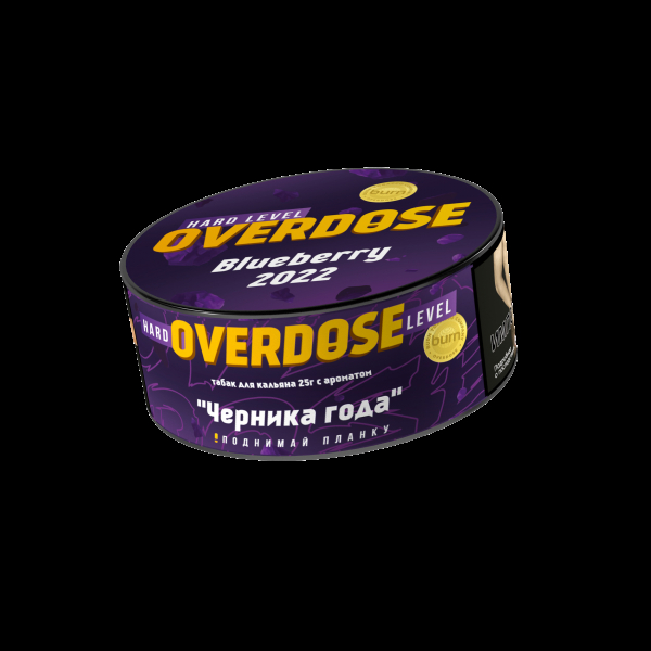 Табак Overdose Blueberry 2022  25 грамм в Норильске