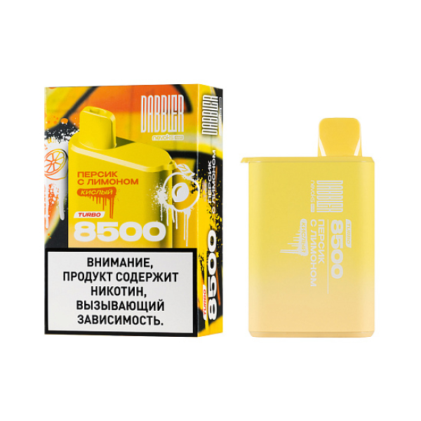 Электронка Dabbler Turbo Персик С Лимоном 8500 затяжек в Норильске
