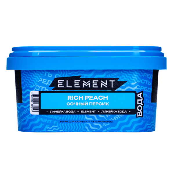 Табак Element Вода Rich Peach 200 грамм в Норильске