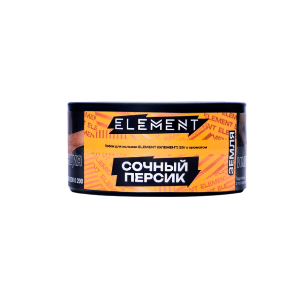 Табак Element Земля Rich Peach 25 грамм в Норильске