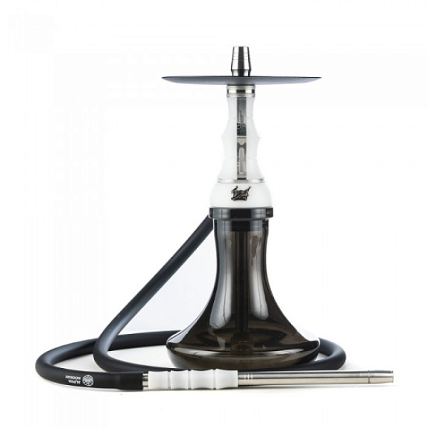 Кальян Alpha Hookah Beat White Silver Тонированн Колба  в Норильске