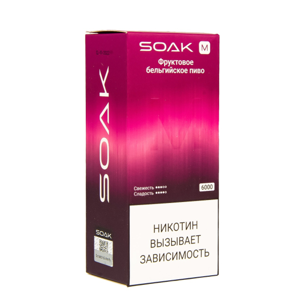 ЭСДН SOAK M Fruit Belgian Beer 6000 тяг в Норильске