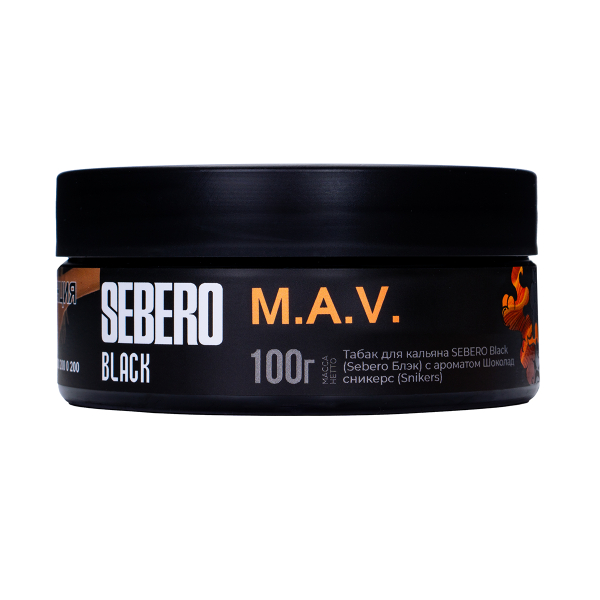 Табак Sebero Black M.a.v. 100 грамм в Норильске