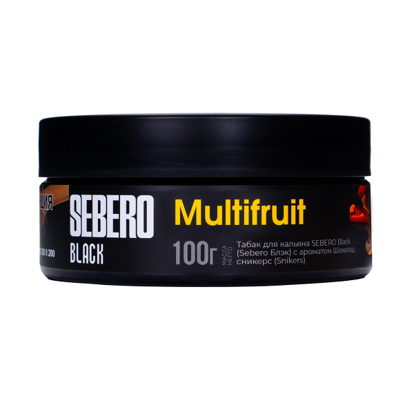Табак Sebero Black Multifruit 100 грамм в Норильске
