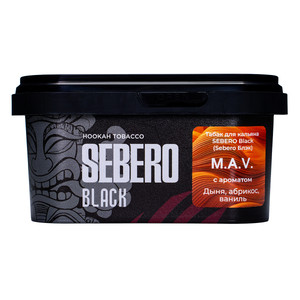 Табак Sebero Black M.a.v. 200 грамм в Норильске