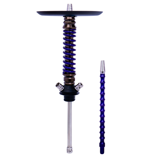 Кальян Mamay Customs Coilovers Mini Бронза Фиолетовый Лак в Норильске