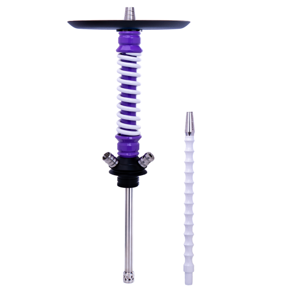 Кальян Mamay Customs Coilovers Mini Сиренево Белый в Норильске