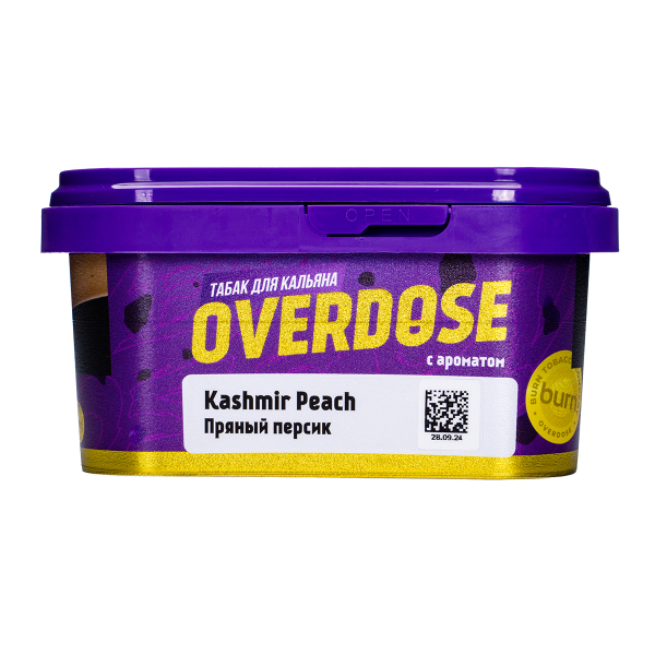 Табак Overdose Kashmir Peach 200 грамм в Норильске