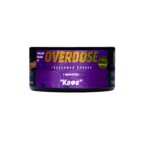 Табак Overdose Coffee 25 грамм в Норильске