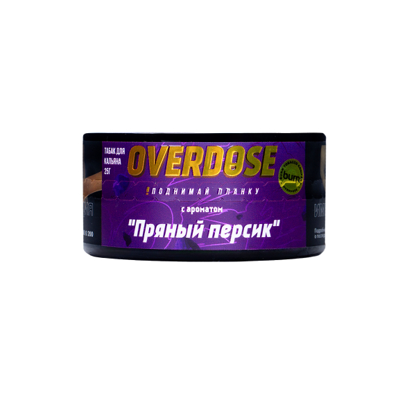 Табак Overdose Kashmir Peach 25 грамм в Норильске